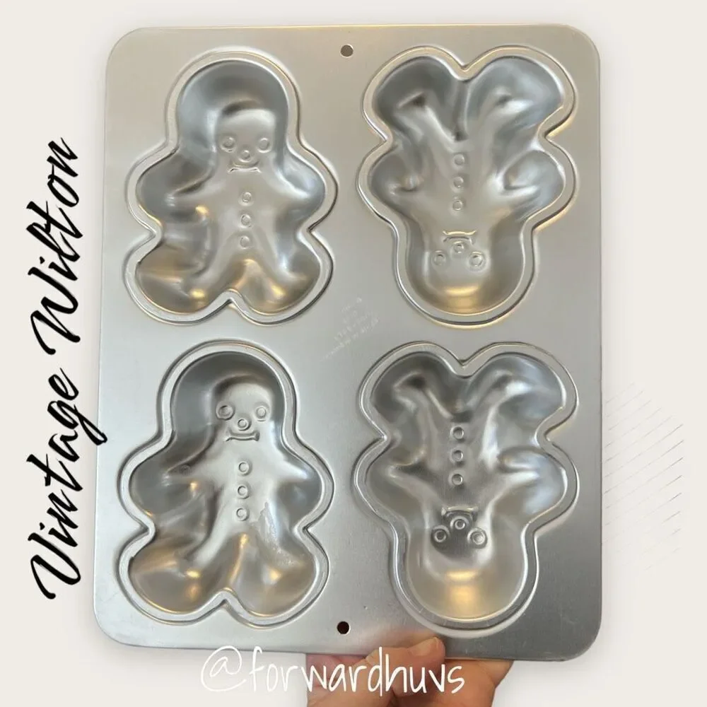 Vintage Wilton Gingerbread Cake Pan with Mini Openings